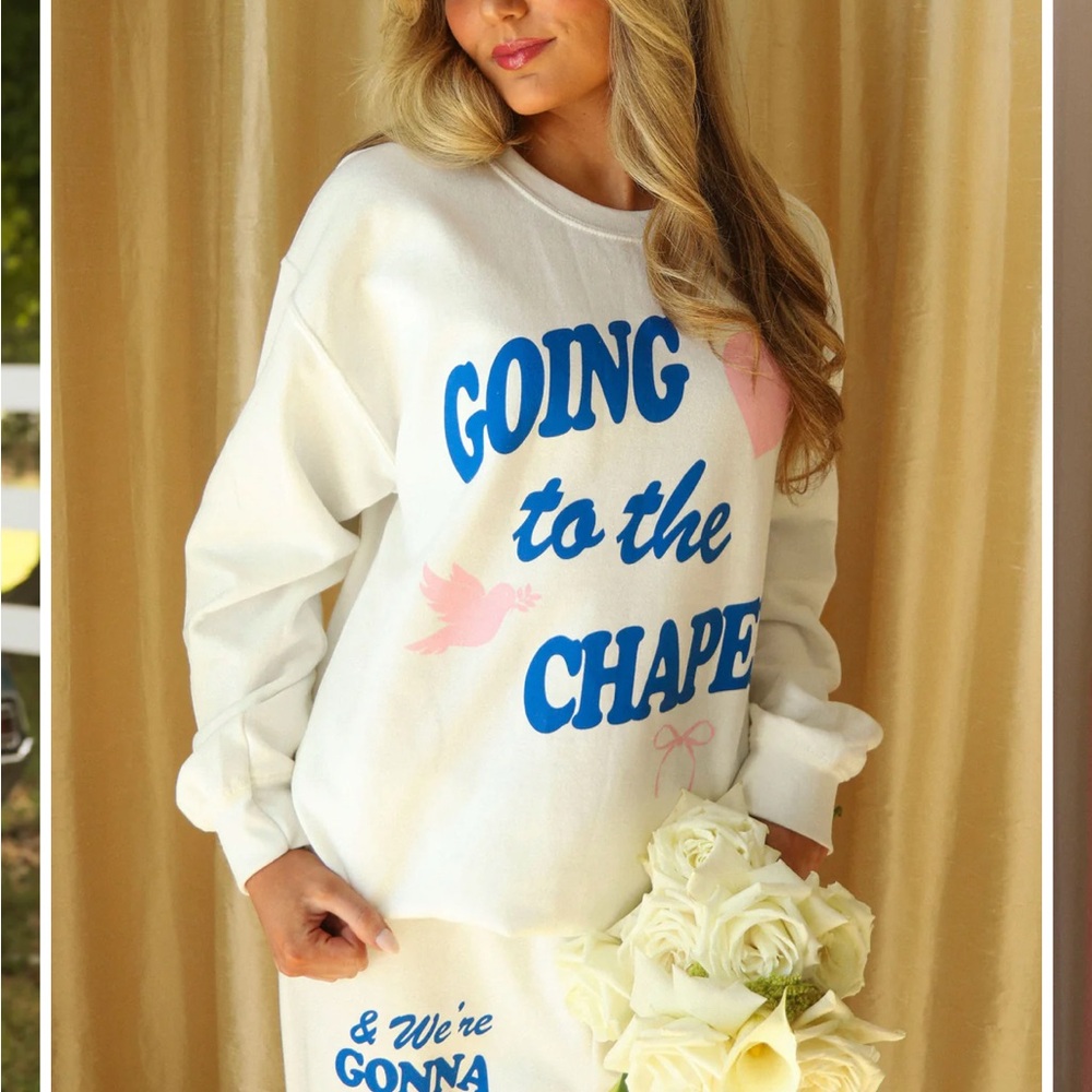 Riffraff Going to the Chapel Sweat outfit set